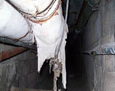 Contaminated Pipe Tunnel/Crawlspace